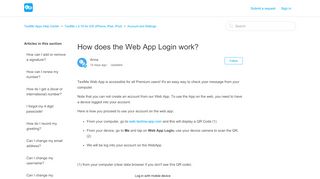 
                            1. How does the Web App Login work? – TextMe Apps Help ...