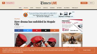 
                            12. How drama has unfolded in Mogale City - TimesLIVE