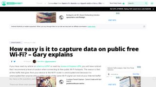 
                            4. How easy is it to capture data from open free Wi-Fi? - Gary explains