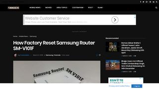 
                            8. How Factory Reset Samsung Router SM-V101F | FunInsiders