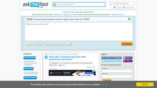 
                            9. How get i nimbuzz account and password recovery? - I forgotten my ...