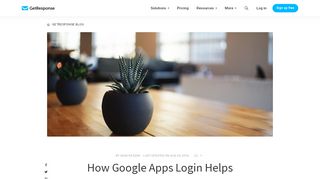 
                            11. How Google Apps Login Helps You - GetResponse Blog