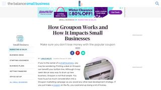 
                            5. How Groupon Works and How It Impacts Small Businesses