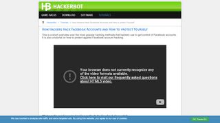 
                            2. How Hackers Hack Facebook Accounts and How to ... - HackerBot.net