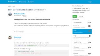 
                            12. How hide element for certain screen sizes ? - Mobirise Forums