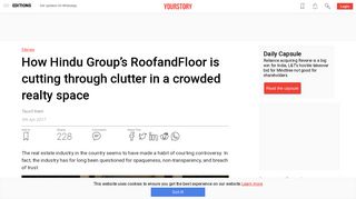 
                            9. How Hindu Group's RoofandFloor is cutting through clutter in a ...