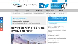 
                            10. How Hostelworld is driving loyalty differently | Travel Industry News ...