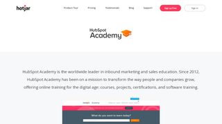 
                            13. How HubSpot Academy used Hotjar Polls to boost signups by 10%