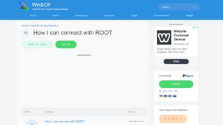 
                            2. How I can connect with ROOT :: Support Forum :: WinSCP