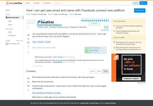 
                            8. How i can get user email and name with Facebook connect new platform