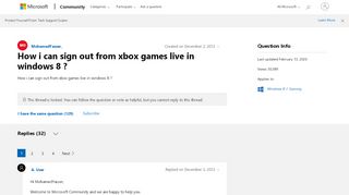 
                            7. How i can sign out from xbox games live in windows 8 ? - Microsoft ...