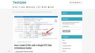 
                            13. How I made $150+ with a Single PTC Site (+ClixSense Guide ...