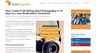 
                            10. How I made $1.88 Selling Stock Photography in 10 days as ...