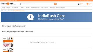 
                            2. How I Sign In Indiarush Account -my Account - Issue - Help Center ...