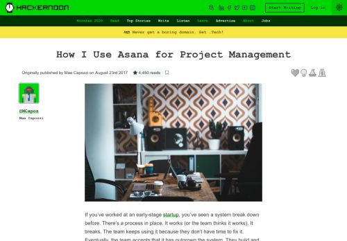 
                            11. How I Use Asana for Project Management – Hacker Noon