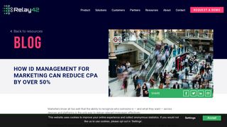 
                            4. How ID Management for marketing can reduce CPA by over ... - Relay42