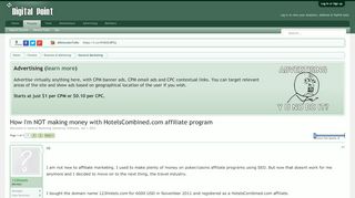 
                            7. How I'm NOT making money with HotelsCombined.com affiliate program ...