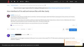 
                            1. How Interface to Pi to add and remove files with Mac Easily ...
