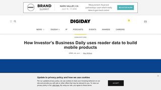 
                            12. How Investor's Business Daily uses reader data to build mobile ...
