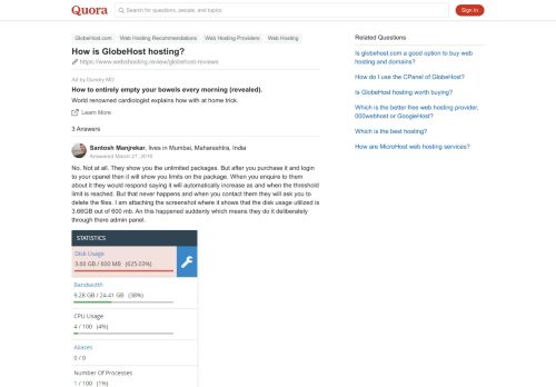 
                            13. How is GlobeHost hosting? - Quora