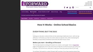 
                            3. How It Works - Online School Basics | iForward