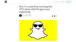 
                            5. How I've created my own Snapchat API's client with iOS ...