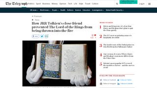
                            13. How JRR Tolkien's close friend prevented The Lord of the Rings from ...