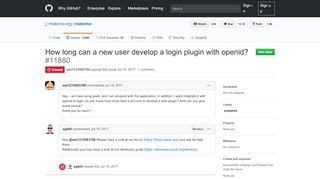 
                            13. How long can a new user develop a login plugin with openid? · Issue ...