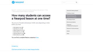 
                            6. How many students can access a Nearpod lesson at one time ...