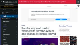 
                            11. How maths whiz discovered the secret to winning lotto - NZ Herald