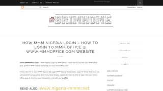 
                            5. How MMM Nigeria Login – How to Login to MMM Office @ www ...
