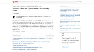 
                            9. How much does an Anytime Fitness membership cost? - Quora