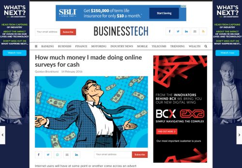 
                            6. How much money I made doing online surveys for cash - BusinessTech