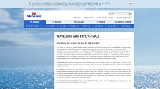 
                            9. How much will it cost to take my pet with me? | FAQs | Stena ...