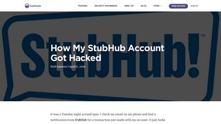 
                            8. How My StubHub Account Got Hacked - Curricula