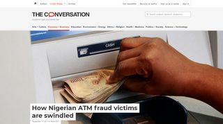 
                            6. How Nigerian ATM fraud victims are swindled - The Conversation