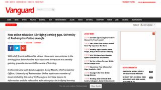 
                            12. How online education is bridging learning gaps, University of ...