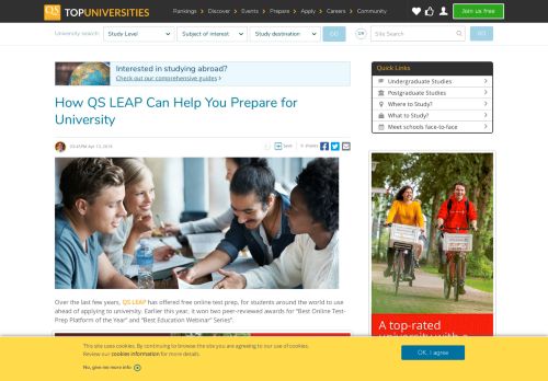 
                            6. How QS LEAP Can Help You Prepare for University | Top Universities