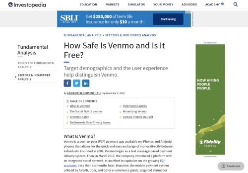 
                            5. How Safe Is Venmo and Is It Free? - Investopedia