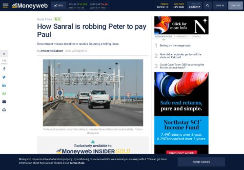 
                            11. How Sanral is robbing Peter to pay Paul - Moneyweb