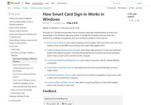 
                            13. How Smart Card Sign-in Works in Windows (Windows 10) | Microsoft ...