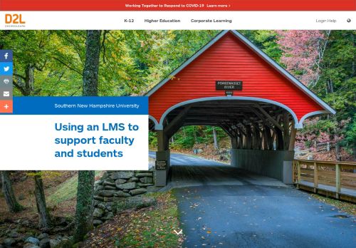 
                            6. How SNHU Uses a LMS to Support Faculty And Students | D2L