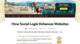 
                            9. How Social Login Enhances Websites : Social Media Examiner