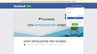 
                            9. HOW SPYMASTER PRO WORKS | Facebook