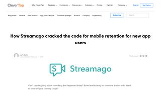 
                            8. How Streamago cracked the code for mobile retention for new app ...