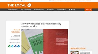 
                            7. How Switzerland's direct democracy system works - The ...