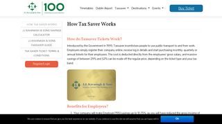 
                            8. How Tax Saver Works - JJ Kavanagh