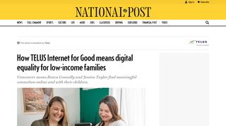 
                            6. How TELUS Internet for Good means digital equality for low-income ...