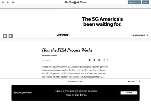
                            10. How the FISA Process Works - The New York Times