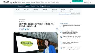 
                            9. How the Trainline wants to turn rail travel on its head - The Telegraph